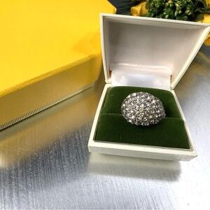 Ciner rhinestone ring